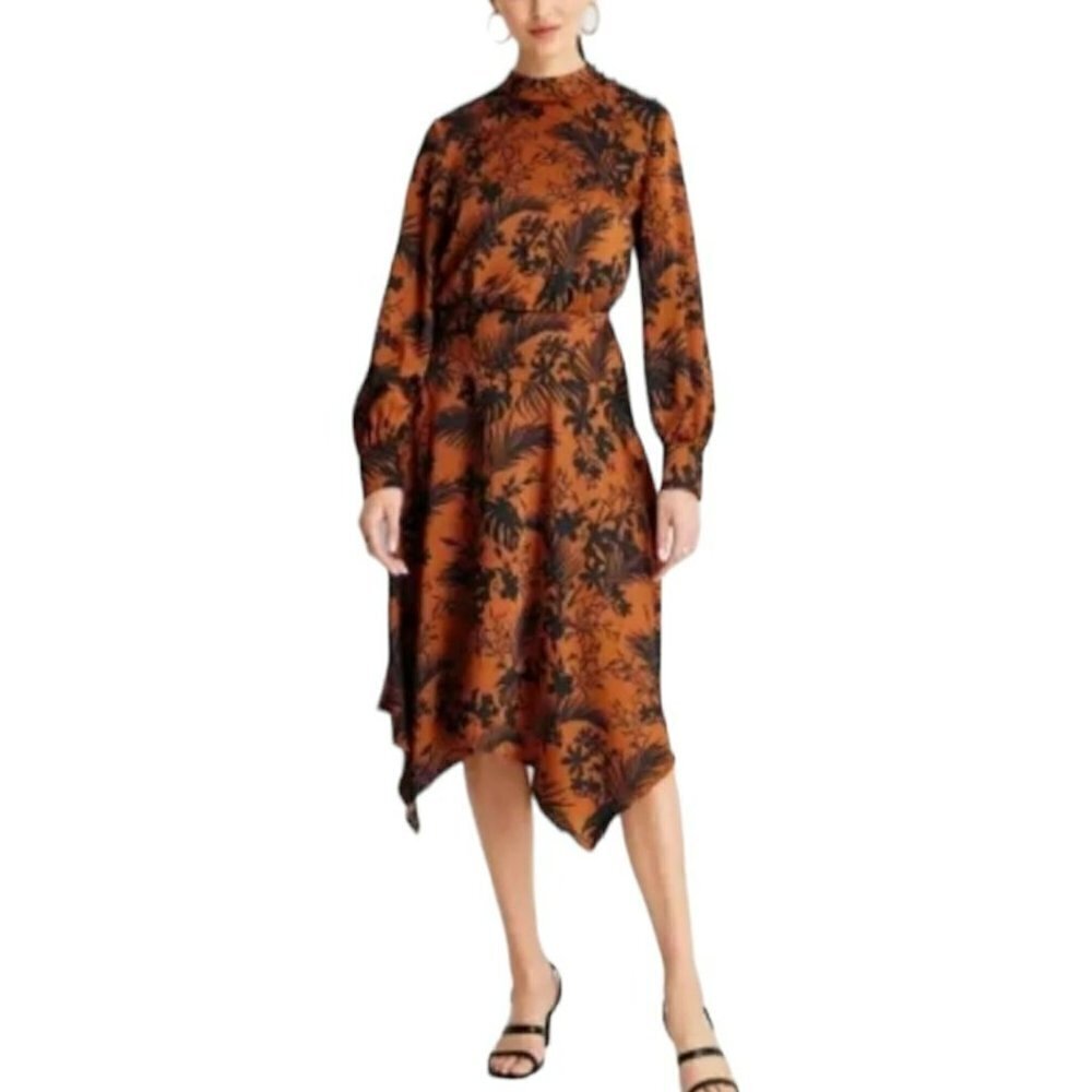 35 - Long Sleeve Asymmetrical Dress | Future Collective  | Small